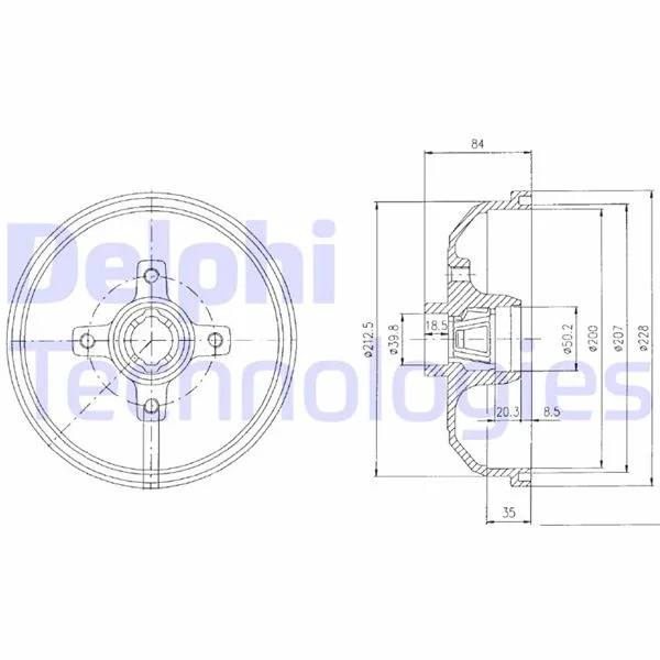 Arka Fren Kampanası Corsa A 1983-1992 Corsa B - TIGRA A 1993-2002 ABS Siz