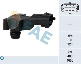 Emme Manifold Basınç Sensörü ASTRA H - J Insignia A - Corsa D - E Meriva B - MOKKA-1.4-1.8 Antara 2.4-3.0