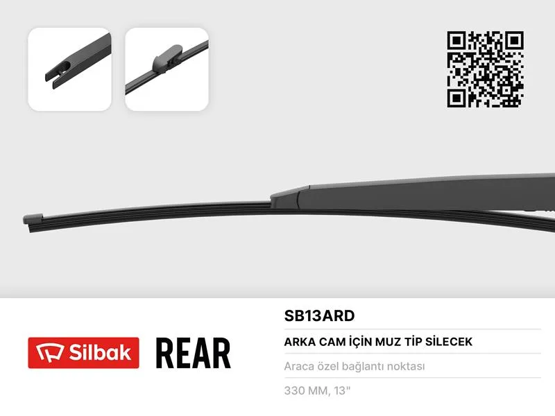 Silecek Süpürgesi Arka Muz Tipi 330MM KIA CEE D. PRO CEE D 2005-2012