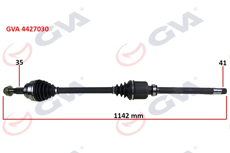 Komple Aks Sağ BOXER - JUMPER - DUCATO 2.2 MJTD-2.3 MJTD 2006 1142MM