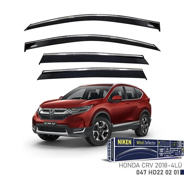 Kromlu Cam Rüzgarlığı Honda CRV 2018 4LÜ