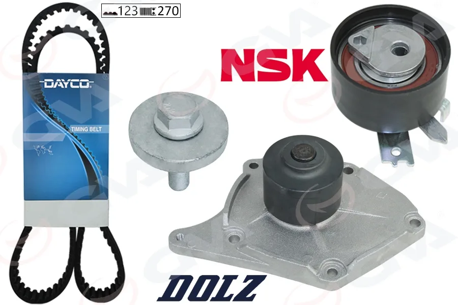 Su Pompalı Triger Seti 123 Dis 27MM Clio 2 2001-2006 Megane 2 2004 Kango 2001 Micra 3 2004 Duster 2010 1.5 DCI K9K Euro 3 Euro 4
