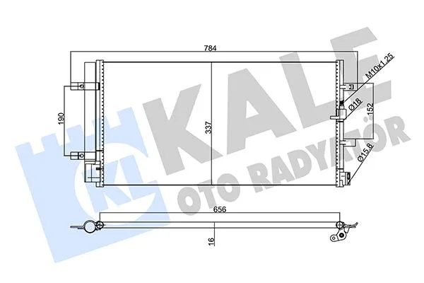 Kondenser A6 A7 Avant - Quattra 2015-2018