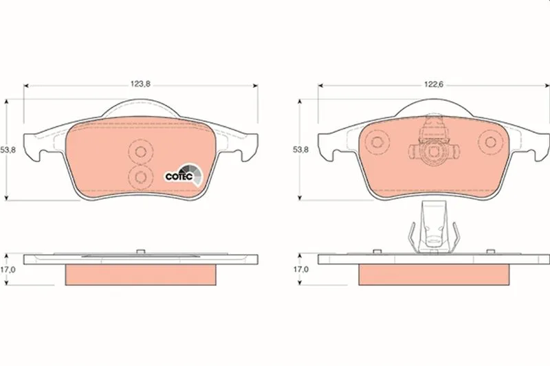 Arka Balata Volvo S60 2000-2010 S80 1998-2006 V70 1997-2007 XC70 1997-2007 S70 1997-2000