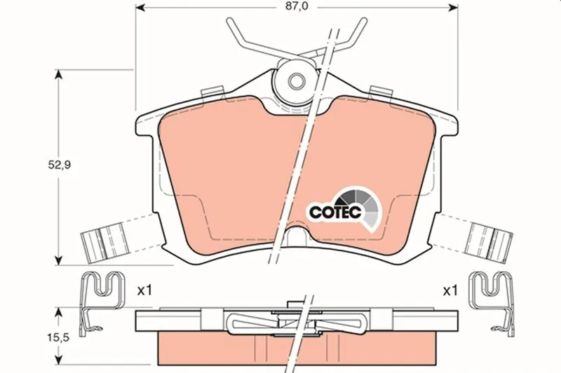 Arka Fren Balata Honda Accord Euro 1.8L 2.0L F18B F20Z CH CG Kasa 1998-2002 2.0L 2.4L K20 K24 2.2L C Dti CL CN Kasa 2003