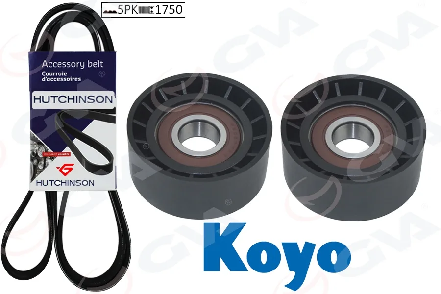 Alternatör Gergi Kiti Kütüksüz Clio 2 - Kangoo - Megane 1 - Scenic 1 - LOGAN1.4-1.6 16V Klimalı Hidr K015PK1750