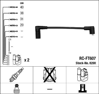Buji Kablosu Fiat Panda 0.9 1992-1996