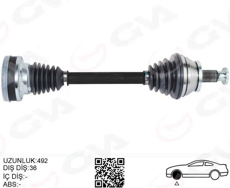 Komple Aks Ön Sol Polo - Ibiza - Fabia 1.2 TDİ-1.6 TDİ 2010 Cfwa - Cayb - Cayc 1.2 TDİ-1.6 TDİ