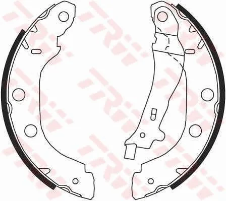 Arka Pabuç Balata Kangoo 1.2 1.5DCİ 1.6 1.9 1997-2005 Nissan Primera 1.6 1.8 2.0TD 1996-2001 228X42