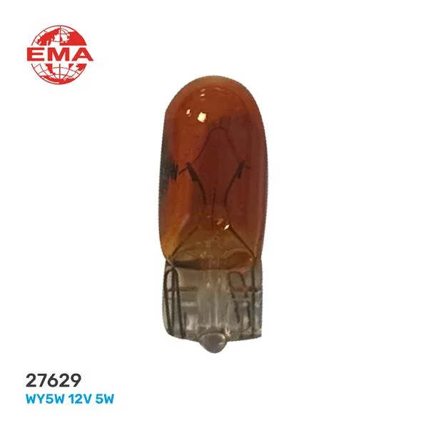 büyük Dipsiz Ampül Amber 27169 12V 5W Sari (10 Adet)