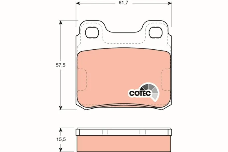 Arka Fren Balatası Vectra A 1988-1995 ASTRA F 1994-1998 Calibra A 1990-1997 KADETT E 1986-1991 Vectra B 1996