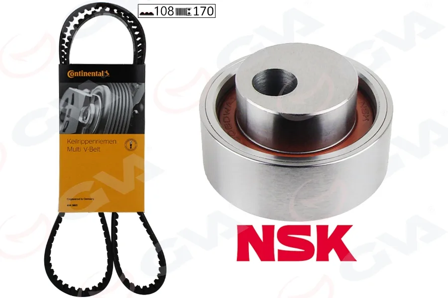 Eksantrik Gergi Kiti 108X170 P106-206-306-307-405-PARTNER - BERLINGO - Xsara - Saxo 1.4 TU3JP K015175XS