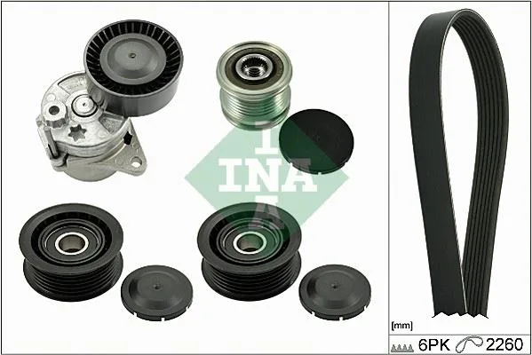 Kanalli Kayıs Seti Mercedes W639 B906 Kutuklu. Alternator Kasnaklı