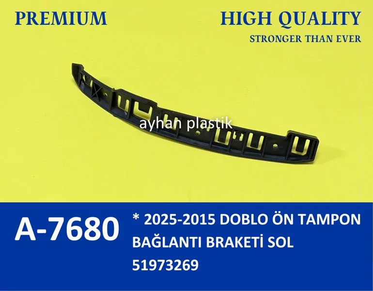 Ön Tampon Braketi Sol DOBLO 2015 (5 Adet)
