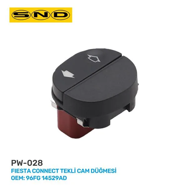 Fiesta Connect Tekli Cam Düğmesi OEM: 96FG 14529AD