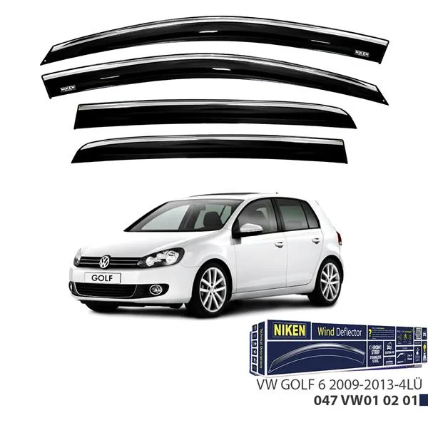 Kromlu Cam Rüzgarlığı VW Golf 6 2009-2013 4LÜ