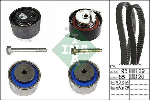 Triger Seti Land Rover 276DT 306DT Discovery 3 - 4 L319 Range Rover L320 L405 L494 . Jaguar S - Type 2 X200 XF X250 XJ X350 X351 X358 Peugeot P407-P607-Citroen C5-C8 2.7 HDI Komple