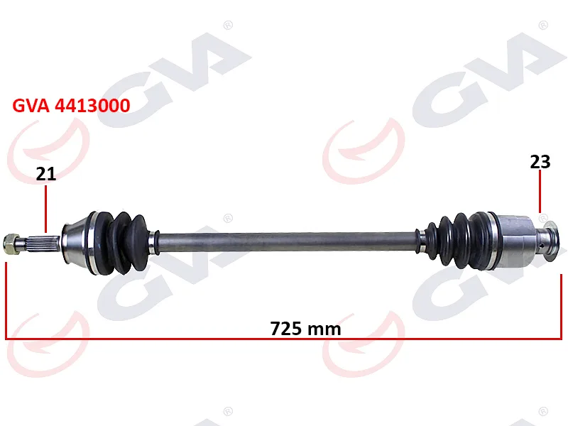 Komple Aks Sağ Renault 9/11 1.4 725MM 1985-2000