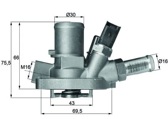 Termostat Komple Linea - Bravo 2 - Grande Punto 1.4 T - Jet 2007 G1019.80