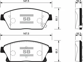 Ön Fren Balata Opel ASTRA J 2010 / Mokka 2013 / Zafira C 2011 / Chevrolet CRUZE 1.6L J300 2009 / Trax 1.4L 1.6L 2011 16 İnç 300MM