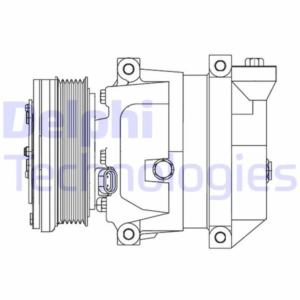 Klima Kompresörü Chevrolet AVEO 1.2 2008 Kalos 1.2 2005 106MM