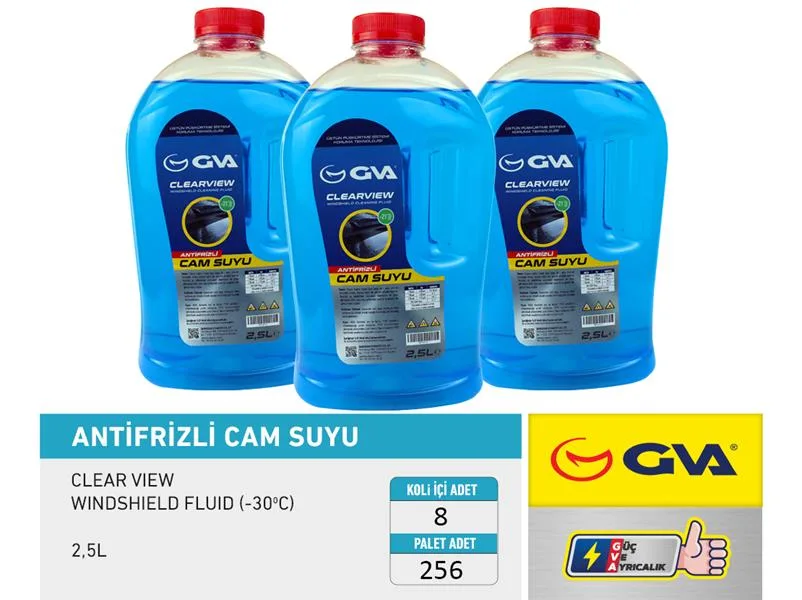 Cam Suyu 2.5 LT -30 Derece (8 Adet)