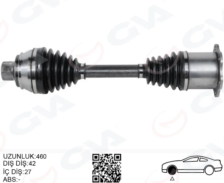 Komple Aks Sağ / Sol Audi A4-A5 1.8TFSI-2.0 TDI 2008