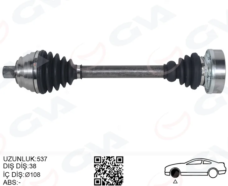 Komple Aks Ön Sağ / Sol T4 1.9 TD-2.4 D-2.5 TDİ 1991-2003 Acv - Aja - Aab 1.9 TD-2.4 D-2.5 TDİ