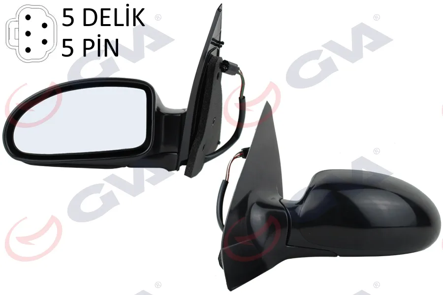 Diş Dikiz Aynası Sol Ford Focus 1998 Elektrikli Astarlı Değişen Kapak 5PİN 5 Fiş VM-319EHL