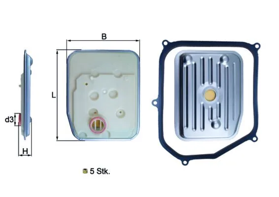 Hidrolik Filtre Takimi Bora 1998-2005 Golf 3 - 4 1992-2006 Passat 1988-1997 A3 AG4 Otomatik Şanzum