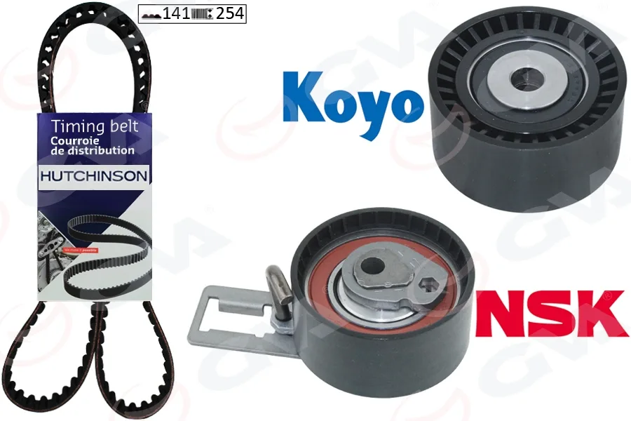 Eksantrik Gergi Kiti 141 Diş P207-P208-P301-P308-P508-P2008-P3008-P5008 2008 PARTNER - BERLINGO - Rıft Er - Jumpy - C5-C4-DS4-C3-DS3-DS5-C - Elysee 1.6 HDI DV6C DV6DTED - Focus 3 1.6 Tdci 2011 Courier 1.5 Tdci