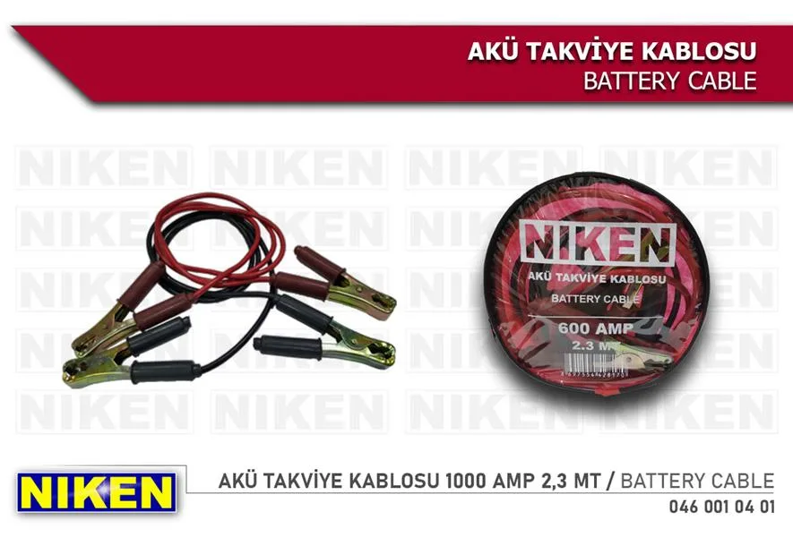 Akü Takviye Kablosu 1000 Amp 2.3 Manuel Vites