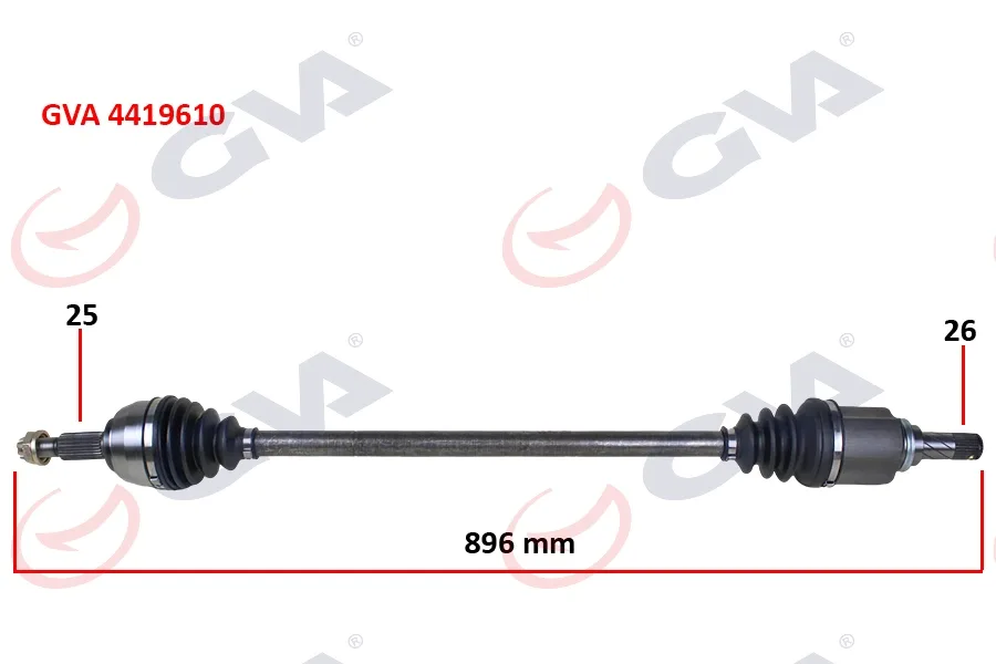 Komple Aks Sağ Dacia DOKKER 2012-2021 Lodgy 2012-2021 1.5DCİ 1.6 896MM