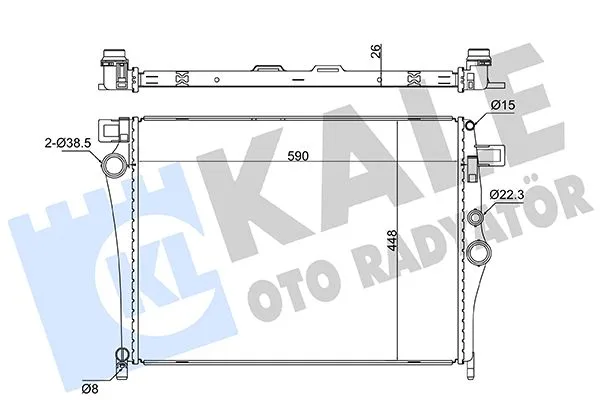 Motor Su Radyatoru Mercedes C - CLASS W205 S205