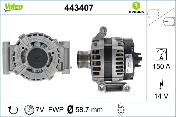 Alternatör Ford TRANSIT - Ranger 2011 2.2 Tdci 150 Amp