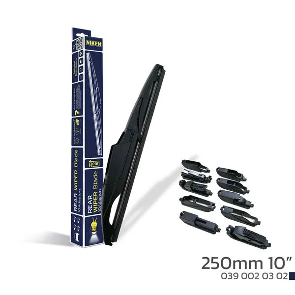 NIKEN 250MM 10 10 Aparatlı Arka Silecek Süpürgesi