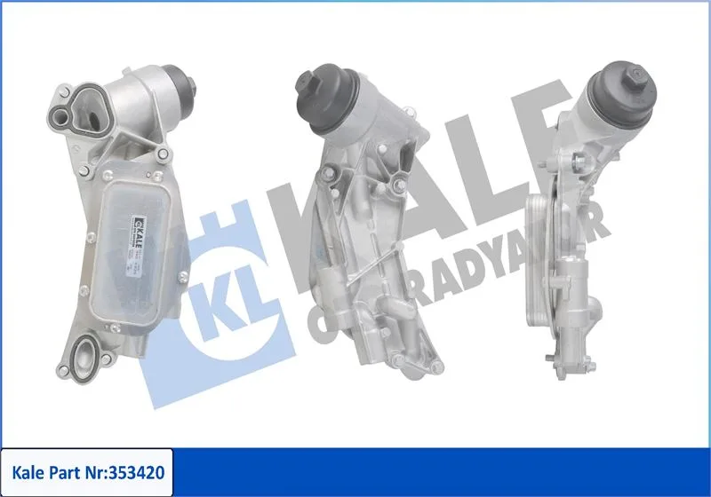 Yağ Soğutucusu Komple Opel Insignia A - ASTRA J - H - Mokka - Vectra C - CRUZE 1.6-1.8 A16XER - Let - B16XER - D16-A - X18