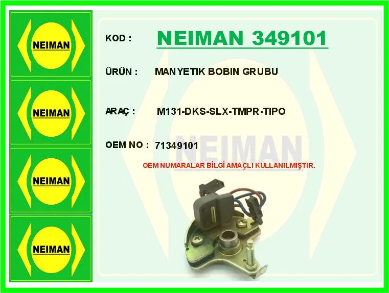 Manyetık Bobın Grubu M131-DOĞAN Kartal Şahin - SLX - Tempra - TIPO