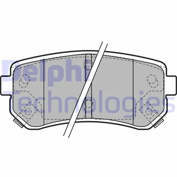 Arka Fren Balata Hyundai ACCENT Era 1.4L G4EE 2006-2010 İ30 1.4L 1.6L 2008 / İX35 1.6L G4FD Gdi 2011 / KIA Ceed 1.4L 1.6L 2007 / Sportage 1.6L G4FD Gdi 2009 / RIO 1.4L 1.6L 2005 Sürtünme Yüzeyi eğik Şim