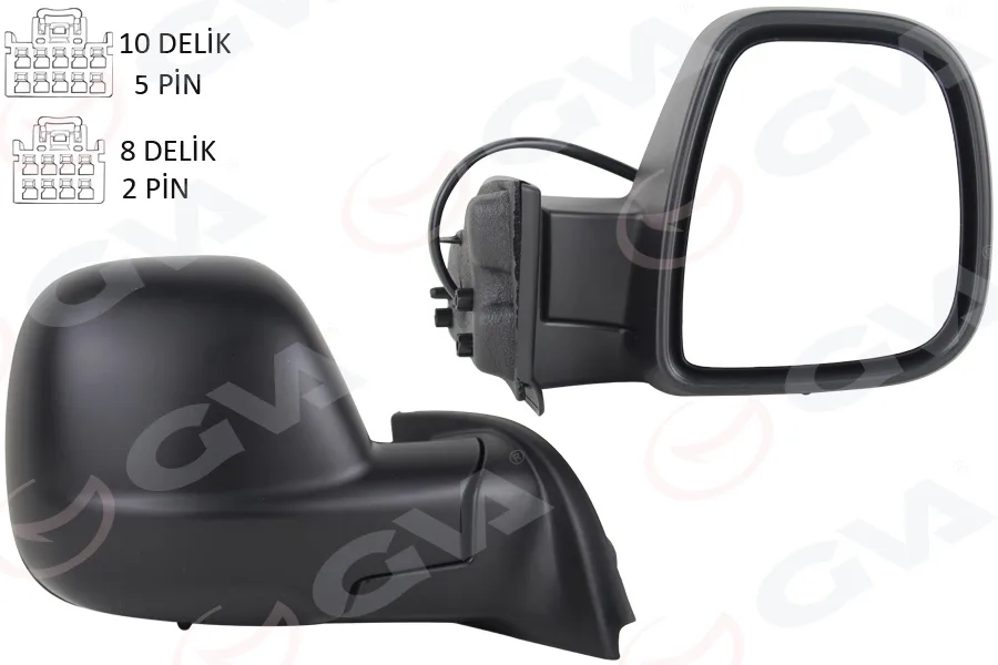 Diş Dikiz Aynası Sağ BERLINGO - Rifter 2019>COMBO - PROACE CITY 2019 Elektrikli Desenli Rezistanslı Sensörlü