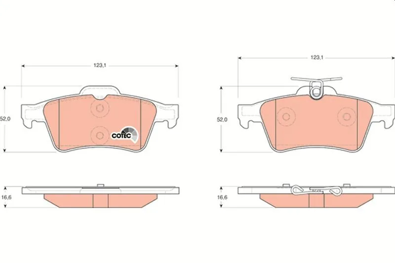 Arka Balata Focus 2 Cmax 2003 Connect 2002 Laguna 3 2007 Opel Vectra C 2002 SIGNUM 2003 Citroen C5 2008 Peugeot P508 2010-2018
