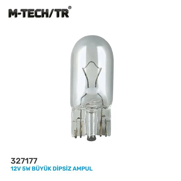 12V 5W büyük Dipsiz Ampül (10 Adet)