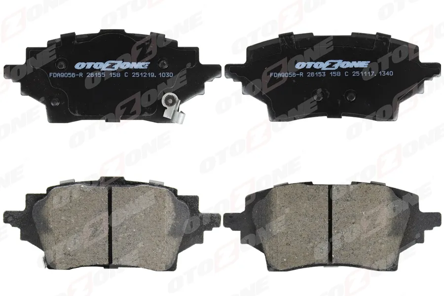 Fren Balata Arka Toyota COROLLA 1.2L 8NRFTS NRE210 2019 / 1.6L 1ZR - Fae ZRE210 2019 / 1.8L 2ZR - Fxe Hybrid ZWE211 2019 / 1.5L M15A - FKS MZEA11 2021