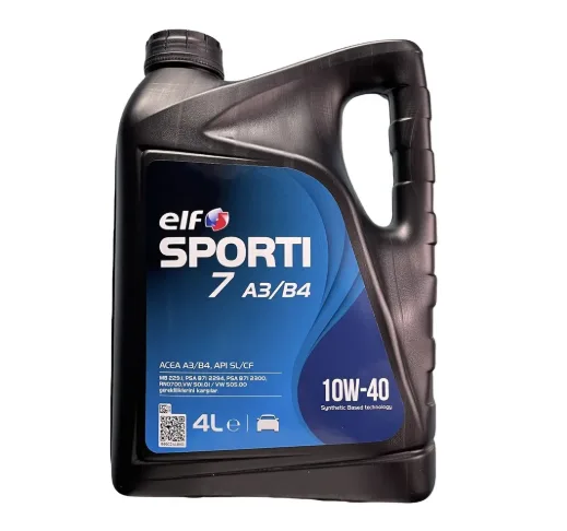 Motor Yağı ELF Sportı 7 A3/B4 10W40 3B 4 Litre (3 Adet)