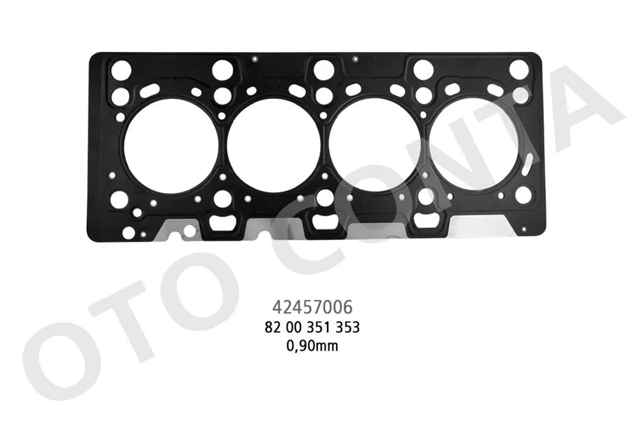 Silindir Kapak Contası Clio 2 - 3 - 4 Megane 2 - 3 Kangoo 2004 Fluence 2009 Duster 2010 Qashqai 2006-2013 Mı Cra 3 2005 Suzuki Jimny 2003 1.5 DCI 0.82MM Kalın