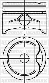 Piston Segman 0.50 ACCENT 1.5 2000-2002 G4EC - G G4EB (4 Adet)