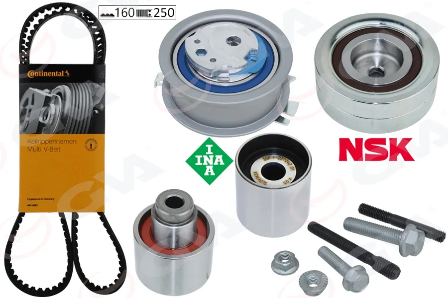 Triger Seti CRAFTER - T6-A3-JETTA - CADDY - Polo - Passat 1.6-2.0 TDI Cayb / C/D - Caab / C - Ckub - CFFB - Cfwa - Caga
