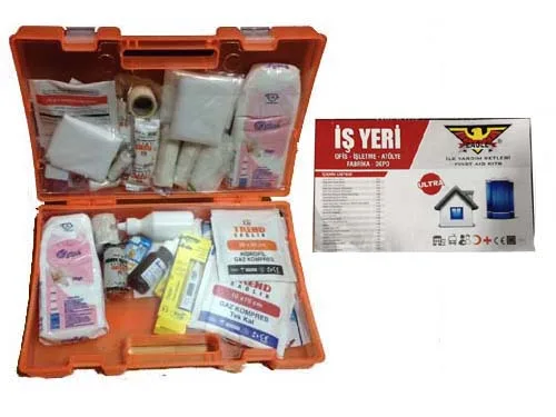 PLS. İşyeri İlkyardım Seti Ultra Lux Duvar Aparatlı - İş Güvenliğine Uygun Hırdavat