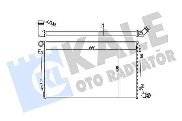Su Radyatörü VW - Skoda - Seat - Audi - GOLF5-JETTA - CADDY - Passat - A3 2004 BLS - BMM 1.9 TDI-2.0 TDI Lehimlenm İş