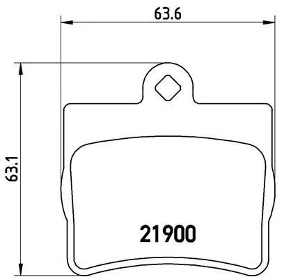 Fren Balatası Arka Mercedes C - CLASS W202